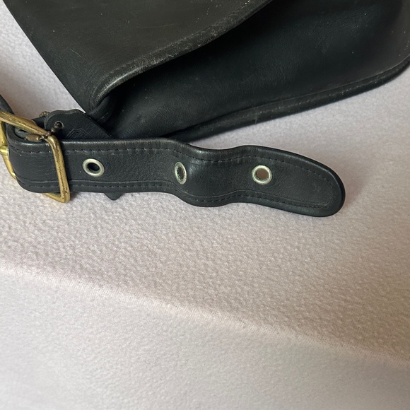 Coach Stewardess 9945 Vintage Black Glove Tanned Cowhide RARE FIND Made in USA - Picture 15 of 16